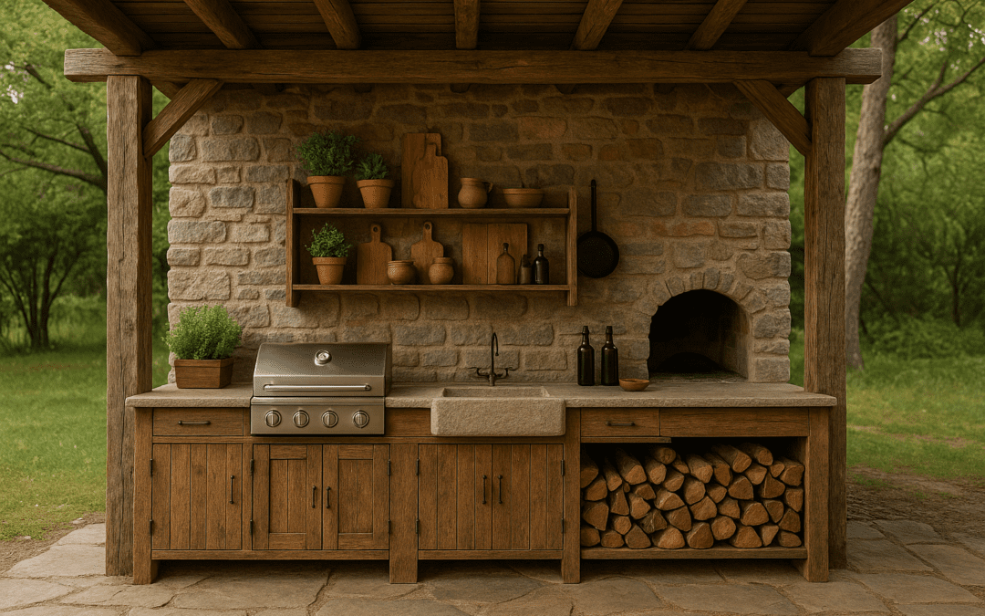 Cabinets in Your Outdoor Space: Style Meets Function 